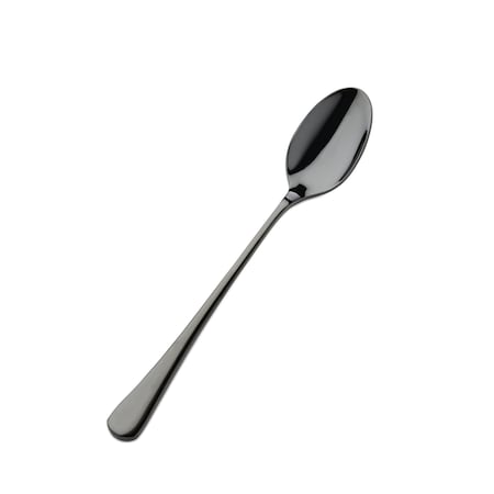 Bon Chef Como, Ice Teaspoon, Mirror Finish, 18/10, 7.88" - Black , set of 12 S4002B